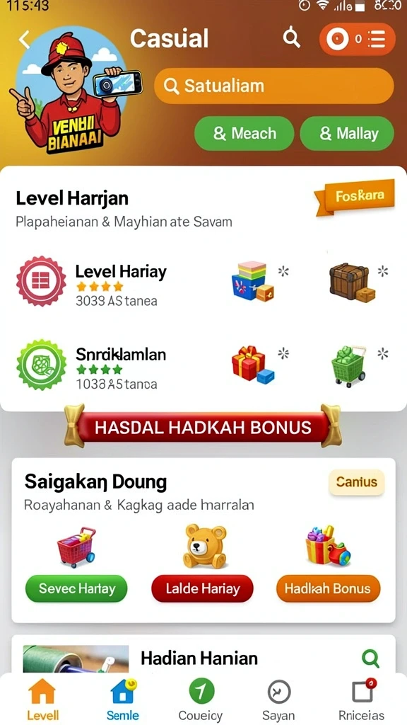 l777 - Screenshot menampilkan event spesial dengan banyak pemain terlibat.