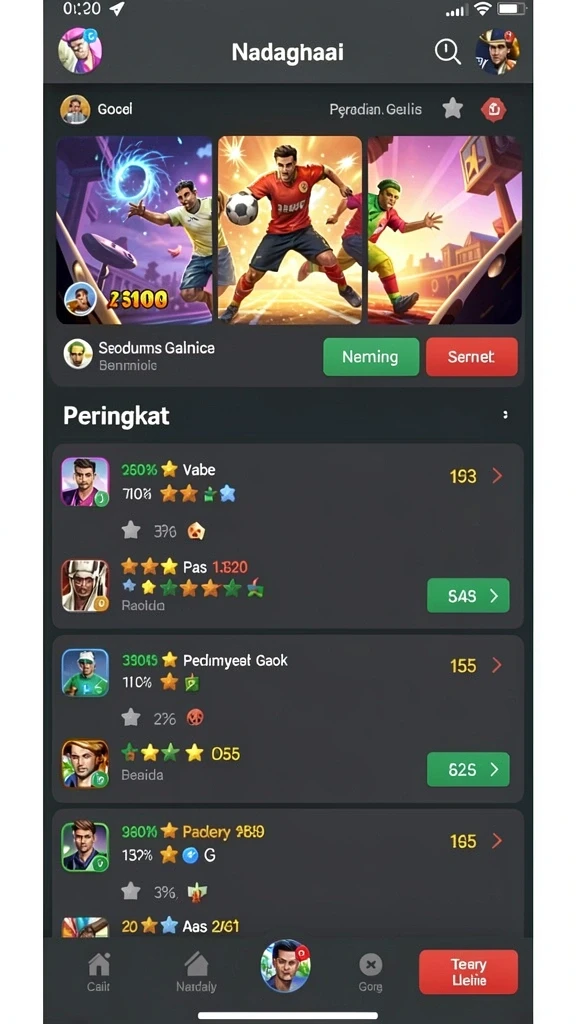 pp444 - Karakter-karakter unik yang bisa dipilih untuk bermain.