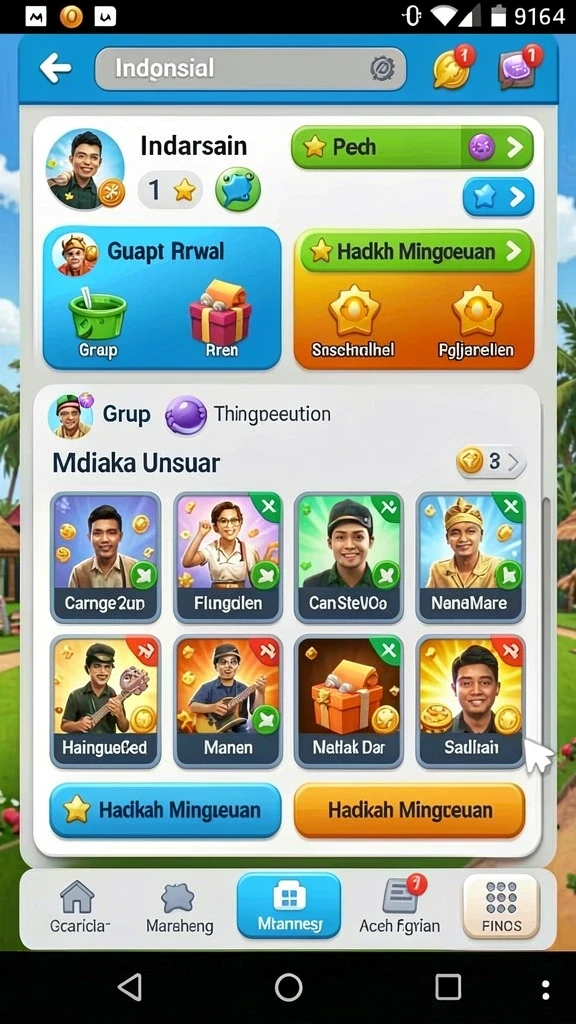 rpvip4 - Tampilan awal permainan dengan grafis yang menarik.