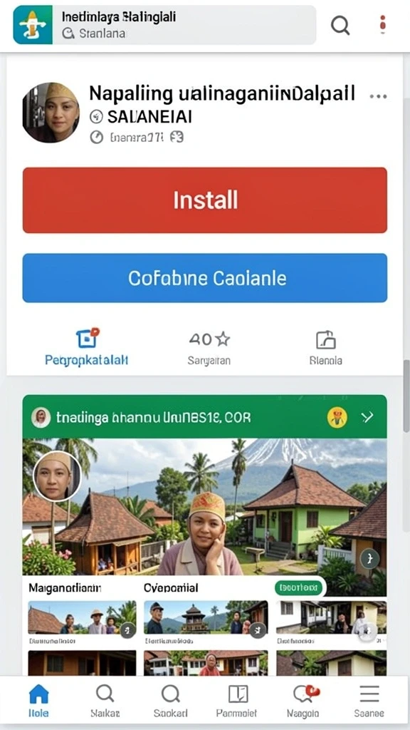 v07 - Gambaran level penuh tantangan yang harus dilalui pemain.